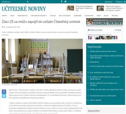 ucn.sk – 18. 10. 2015: Žiaci ZŠ sa môžu zapojiť do súťaže Čitateľský oriešok 
