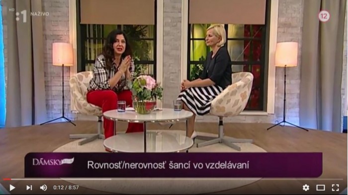 RTVS Dámsky klub – 31. 5. 2016: Rovnosť a nerovnosť šancí vo vzdelávaní 