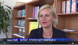 tv.teraz.sk – 14. 4. 2016: Súťaž Čitateľský oriešok 2 pozná víťazov