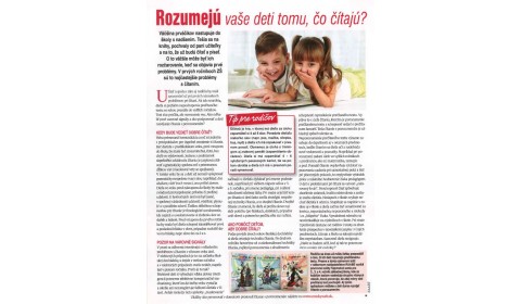 Slovenka – 19/2016: Rozumejú vaše deti tomu, čo čítajú? 