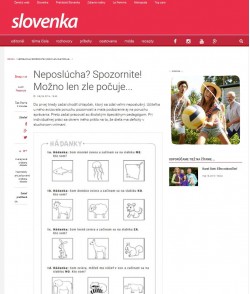 zenskyweb.sk – 25. 5. 2016: Neposlúcha? Spozornite! Možno len zle počuje...