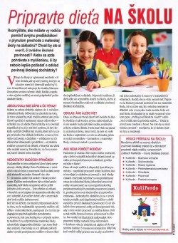 Slovenka 18/2016 – 9. 5. 2016: Pripravte dieťa na školu