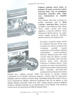 Predškolská výchova – marec/apríl 2016: Bezpečnosť detí na prvom mieste