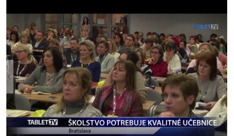 TABLET.TV – 28. 11. 2016: Školstvo potrebuje kvalitné učebnice 