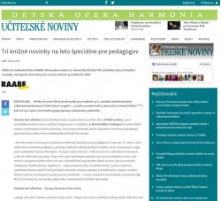 ucn.sk – 14. 6. 2016: Tri knižné novinky na leto špeciálne pre pedagógov
