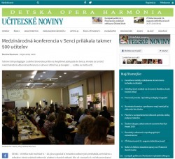 ucn.sk – 24. 6. 2016 – Medzinárodná konferencia v Senci prilákala takmer 500 učiteľov