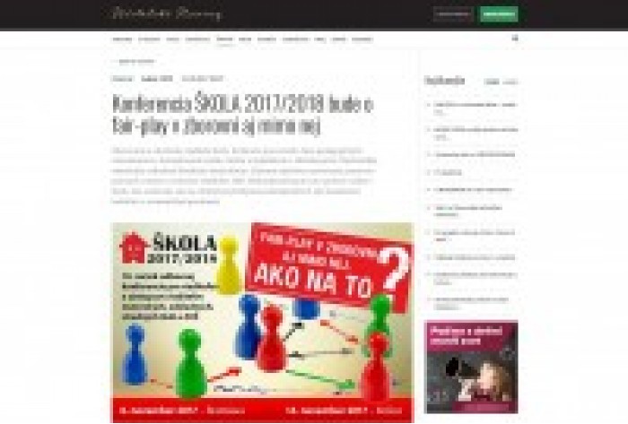 www.ucn.sk – 12. 10. 2017: Konferencia ŠKOLA 2017/2018 bude o fair-play v zborovni aj mimo nej