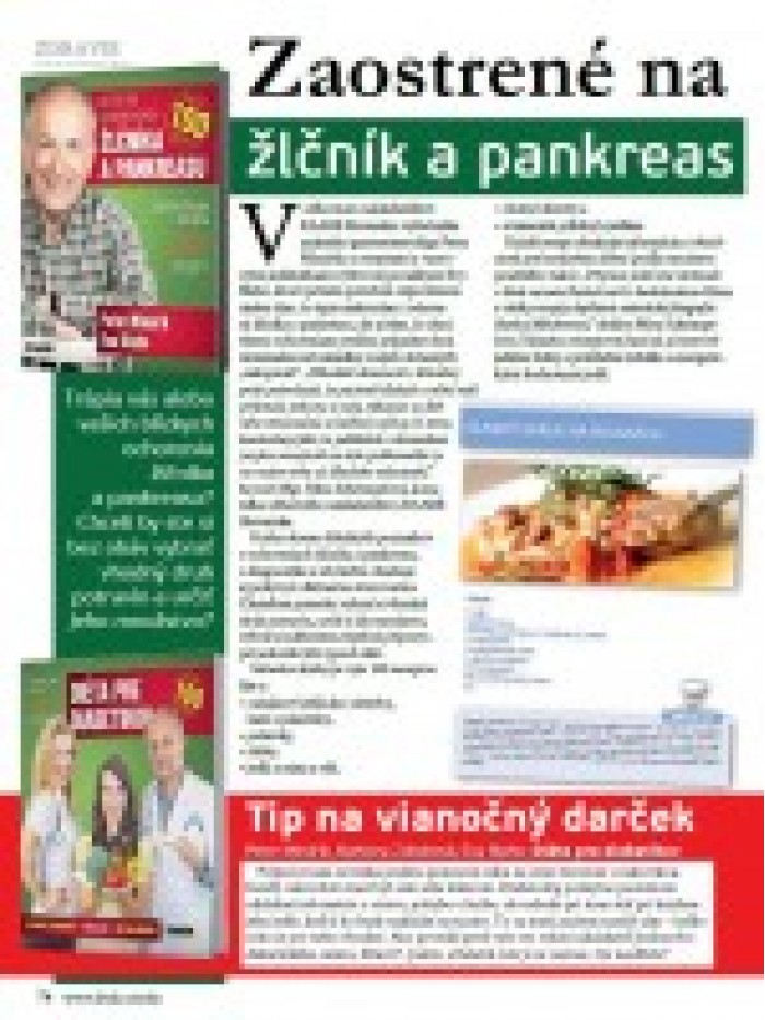 časopis Friško – zima: Zaostrené na žlčník a pankreas