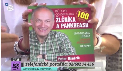 TV Markíza Teleráno – 20. 7. 2017: Diéta pri ochoreniach žlčníka a pankreasu 