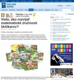 skolskyservis.sk – 3. 8. 2017: Viete, ako rozvíjať matematické zručnosti škôlkarov? 