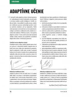 Učiteľské noviny IX/2017, strana 16: ADAPTÍVNE UČENIE