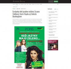www.ucn.sk – 25. 9. 2017: Európsky deň jazykov oslávia Zuzana Vačková, Karin Haydu aj Celeste Buckingham